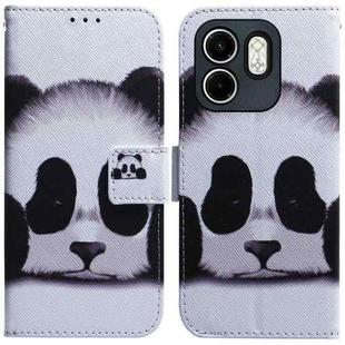 For Infinix Hot 50i / Smart 9 Coloured Drawing Flip Leather Phone Case(Panda)