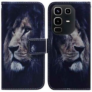 For Infinix Note 50 4G / Note 50 Pro 4G Coloured Drawing Flip Leather Phone Case(Lion)
