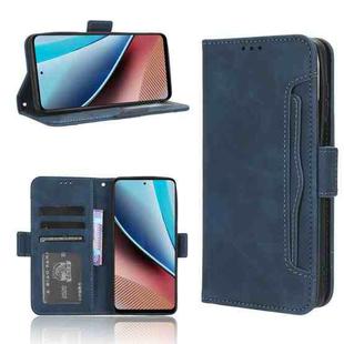For Motorola Moto G Stylus 4G 2023 Skin Feel Calf Texture Card Slots Leather Phone Case(Blue)