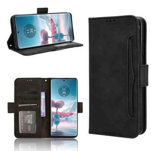 For Motorola Edge 40 Neo 5G Skin Feel Calf Texture Card Slots Leather Phone Case(Black)