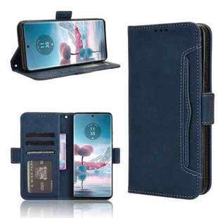 For Motorola Edge 40 Neo 5G Skin Feel Calf Texture Card Slots Leather Phone Case(Blue)