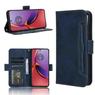 For Motorola Moto G84 5G Skin Feel Calf Texture Card Slots Leather Phone Case(Blue)