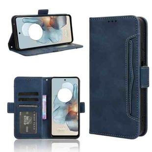 For Motorola Moto G Power 5G 2024 Skin Feel Calf Texture Card Slots Leather Phone Case(Blue)