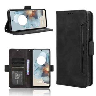 For Motorola Moto G45 5G / G34 5G Skin Feel Calf Texture Card Slots Leather Phone Case(Black)