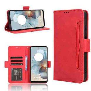 For Motorola Moto G45 5G / G34 5G Skin Feel Calf Texture Card Slots Leather Phone Case(Red)