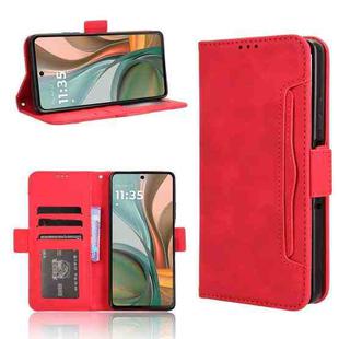 For Motorola Moto G75 5G Skin Feel Calf Texture Card Slots Leather Phone Case(Red)