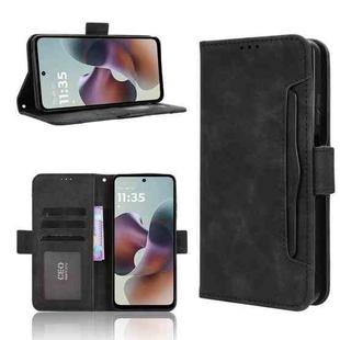 For Motorola Moto G56 / G66j / G66y 5G Skin Feel Calf Texture Card Slots Leather Phone Case(Black)