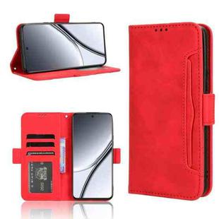 For Realme GT5 5G Skin Feel Calf Texture Card Slots Leather Phone Case(Red)