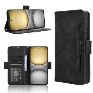 For Realme C75 4G Skin Feel Calf Texture Card Slots Leather Phone Case(Black)