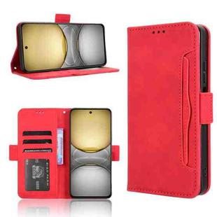 For Realme C75 4G Skin Feel Calf Texture Card Slots Leather Phone Case(Red)