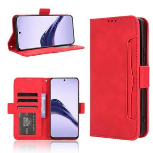 For Realme 14 Pro Lite 5G Skin Feel Calf Texture Card Slots Leather Phone Case(Red)