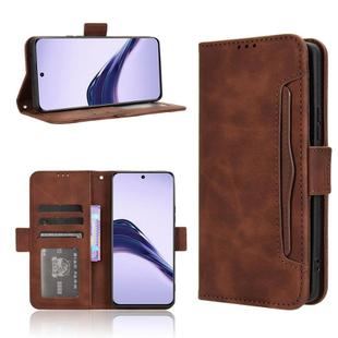 For Realme 14 Pro Lite 5G Skin Feel Calf Texture Card Slots Leather Phone Case(Brown)