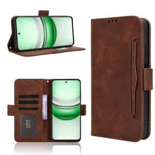 For Realme C71 4G Skin Feel Calf Texture Card Slots Leather Phone Case(Brown)