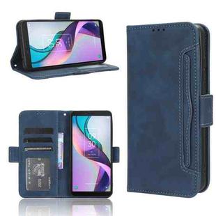 For TCL ION X Skin Feel Calf Texture Card Slots Leather Phone Case(Blue)