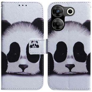 For Tecno Camon 20 Pro 5G Coloured Drawing Flip Leather Phone Case(Panda)