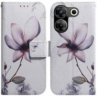 For Tecno Camon 20 Pro 5G Coloured Drawing Flip Leather Phone Case(Magnolia)