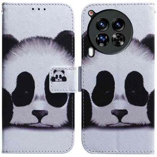 For Tecno Camon 30 Premier 5G Coloured Drawing Flip Leather Phone Case(Panda)