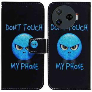 For Tecno Camon 30 Pro CL8 Coloured Drawing Flip Leather Phone Case(Anger)