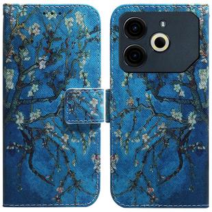 For Tecno Pova 6 Neo Coloured Drawing Flip Leather Phone Case(Apricot)