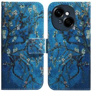 For Tecno Spark Go 1 / Pop 9 Pro Coloured Drawing Flip Leather Phone Case(Apricot)