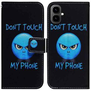 For Tecno Pop 10 / Spark Go 2 4G Coloured Drawing Flip Leather Phone Case(Anger)