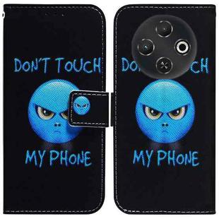 For Tecno Pop 9 5G / Spark 30C 5G Coloured Drawing Flip Leather Phone Case(Anger)
