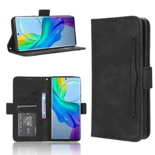 For vivo Y78 Plus Skin Feel Calf Texture Card Slots Leather Phone Case(Black)