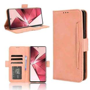 For vivo V29e 5G Skin Feel Calf Texture Card Slots Leather Phone Case(Pink)