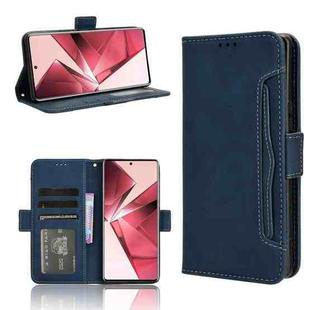For vivo V29e 5G Skin Feel Calf Texture Card Slots Leather Phone Case(Blue)
