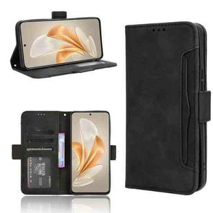 For vivo V29E / Y200 5G Skin Feel Calf Texture Card Slots Leather Phone Case(Black)