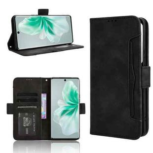For vivo V30 5G / V30 Pro 5G Skin Feel Calf Texture Card Slots Leather Phone Case(Black)