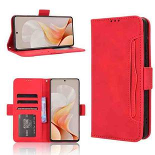 For vivo S19 5G Skin Feel Calf Texture Card Slots Leather Phone Case(Red)