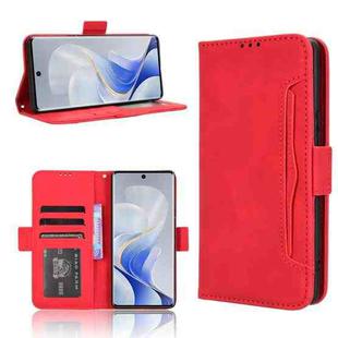 For vivo S19 Pro 5G / V40 5G Skin Feel Calf Texture Card Slots Leather Phone Case(Red)