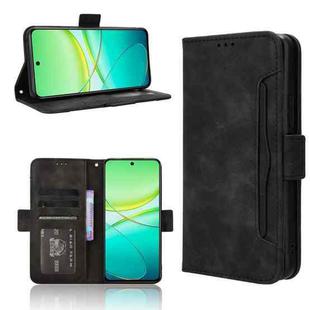 For vivo Y58 5G Skin Feel Calf Texture Card Slots Leather Phone Case(Black)