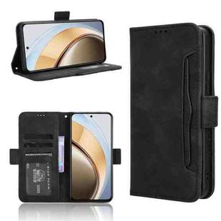 For vivo V40 Lite 4G / 5G IDN Skin Feel Calf Texture Card Slots Leather Phone Case(Black)