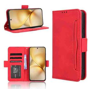 For vivo X200 5G Skin Feel Calf Texture Card Slots Leather Phone Case(Red)