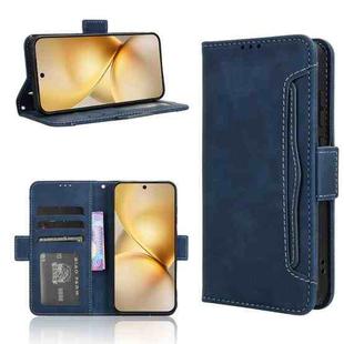 For vivo X200 5G Skin Feel Calf Texture Card Slots Leather Phone Case(Blue)