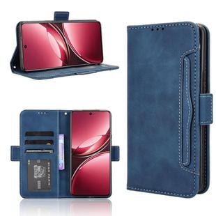 For vivo V50 5G Skin Feel Calf Texture Card Slots Leather Phone Case(Blue)