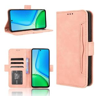 For vivo Y29 4G / T4x 5G Skin Feel Calf Texture Card Slots Leather Phone Case(Pink)