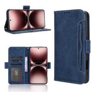 For vivo X200 Ultra 5G Skin Feel Calf Texture Card Slots Leather Phone Case(Blue)