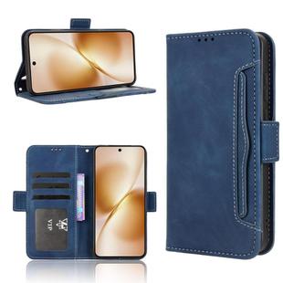 For vivo X200s 5G Skin Feel Calf Texture Card Slots Leather Phone Case(Blue)