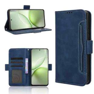 For vivo Y400 4G / 5G / iQOO Z10 Lite 4G Skin Feel Calf Texture Card Slots Leather Phone Case(Blue)