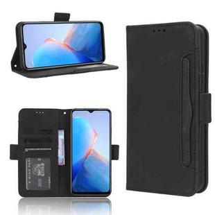 For Infinix Smart 7 Plus Skin Feel Calf Texture Card Slots Leather Phone Case(Black)