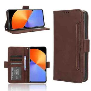 For Infinix Note 30i Skin Feel Calf Texture Card Slots Leather Phone Case(Brown)