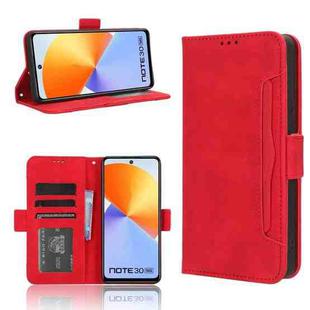 For Infinix Note 30 4G Skin Feel Calf Texture Card Slots Leather Phone Case(Red)