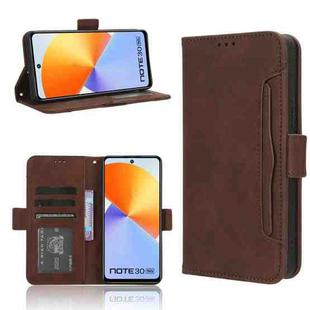 For Infinix Note 30 4G Skin Feel Calf Texture Card Slots Leather Phone Case(Brown)