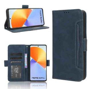 For Infinix Note 30 Pro Skin Feel Calf Texture Card Slots Leather Phone Case(Blue)