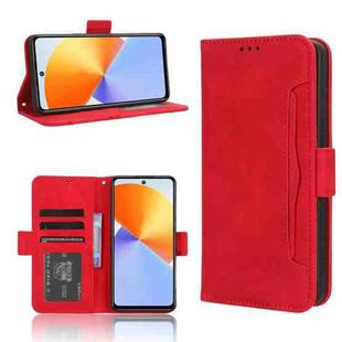 For Infinix Note 30 VIP Skin Feel Calf Texture Card Slots Leather Phone Case(Red)