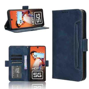 For Infinix Hot 30 5G X6832 Skin Feel Calf Texture Card Slots Leather Phone Case(Blue)