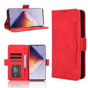 For Infinix Note 40 Pro 4G Skin Feel Calf Texture Card Slots Leather Phone Case(Red)